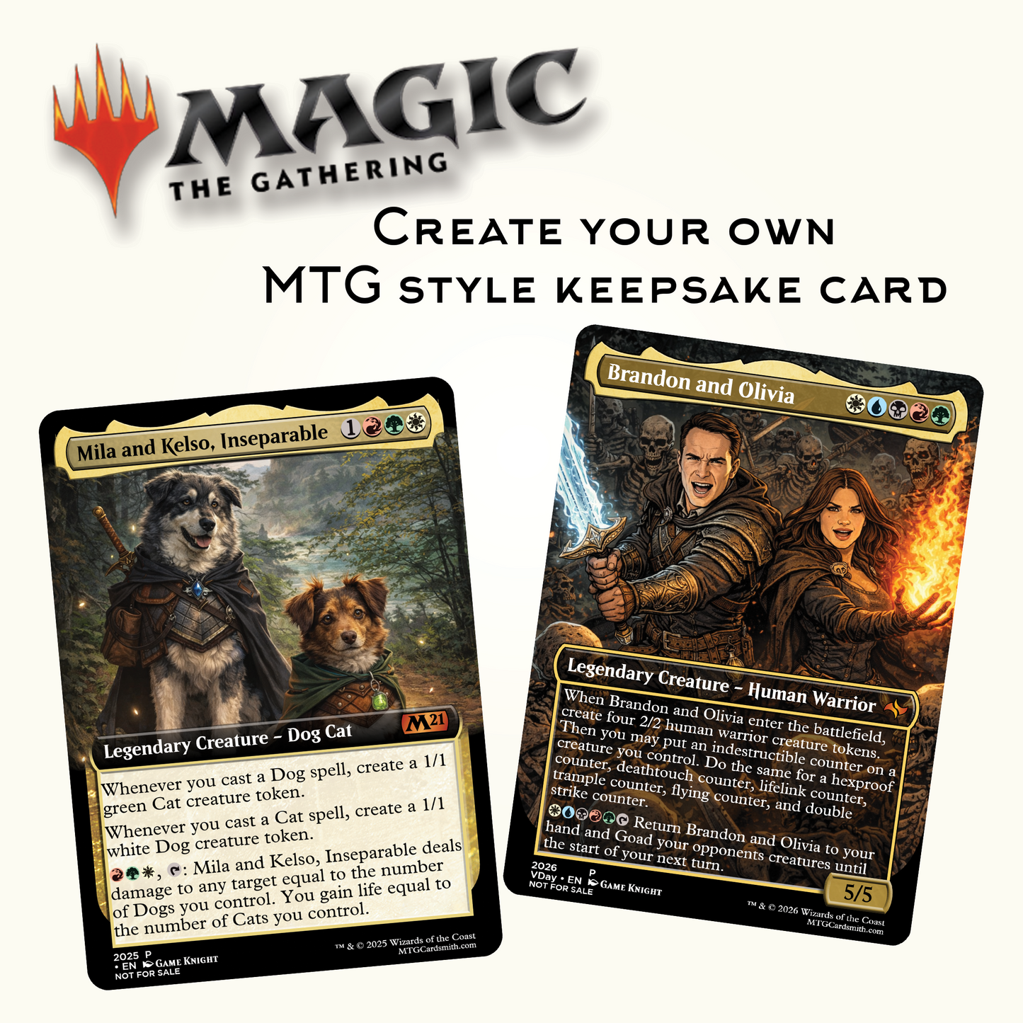 Magic: The Gathering Style Custom Card